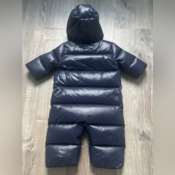 RALPH LAUREN HOODED DOWN SNOW SUIT SZ 6M - Picture 2 of 4